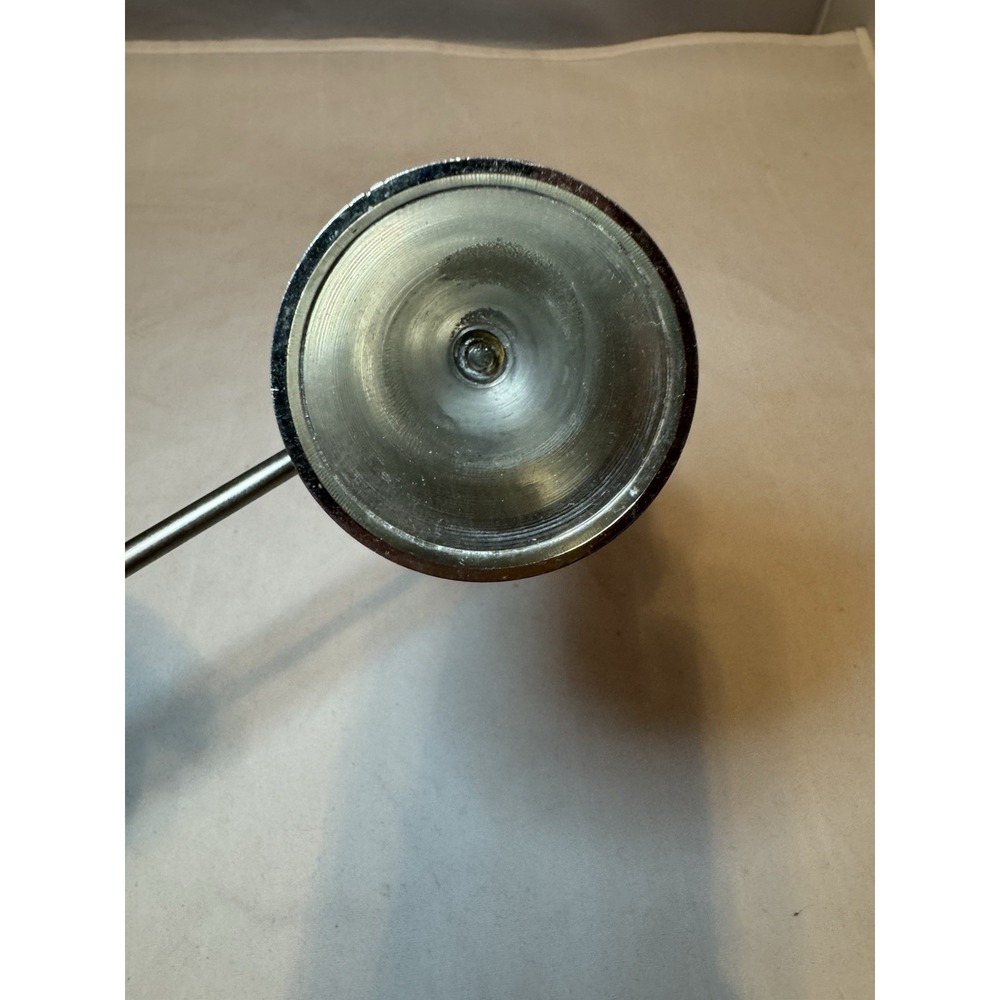 Rhinestone Enameled Jeweled Pattern Candle Snuffer Black MCM 12.5 VTG‎ - Picture 5 of 7